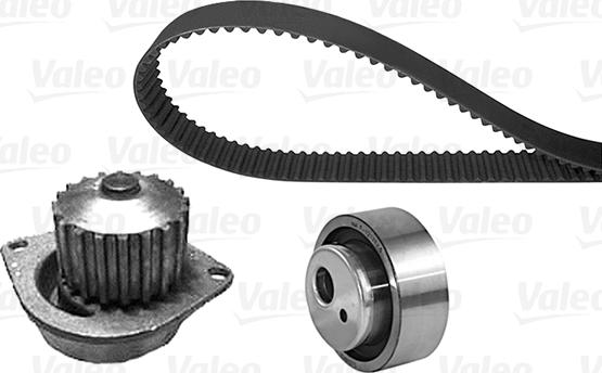 Valeo 614534 - Водяной насос + комплект зубчатого ремня ГРМ www.autospares.lv