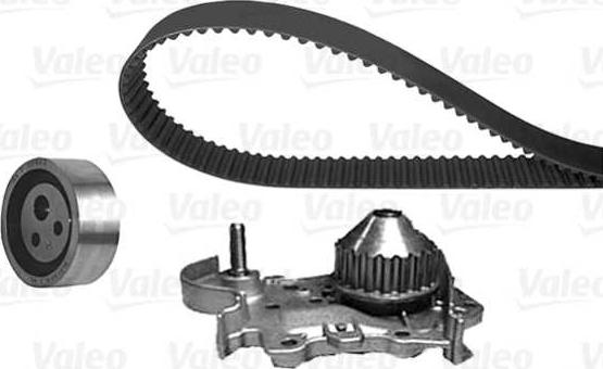 Valeo 614536 - Водяной насос + комплект зубчатого ремня ГРМ www.autospares.lv