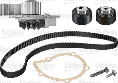 Valeo 614532 - Водяной насос + комплект зубчатого ремня ГРМ www.autospares.lv