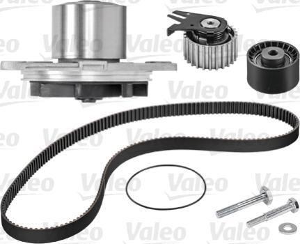 Valeo 614522 - Водяной насос + комплект зубчатого ремня ГРМ www.autospares.lv