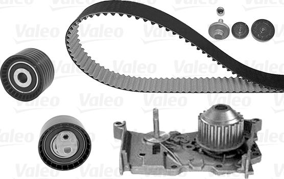 Valeo 614573 - Ūdenssūknis + Zobsiksnas komplekts autospares.lv