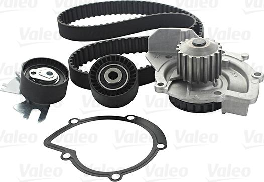 Valeo 614572 - Водяной насос + комплект зубчатого ремня ГРМ www.autospares.lv