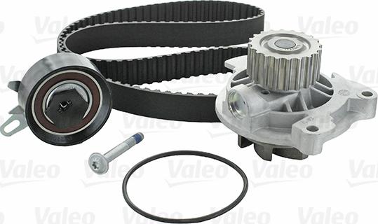 Valeo 614618 - Водяной насос + комплект зубчатого ремня ГРМ www.autospares.lv