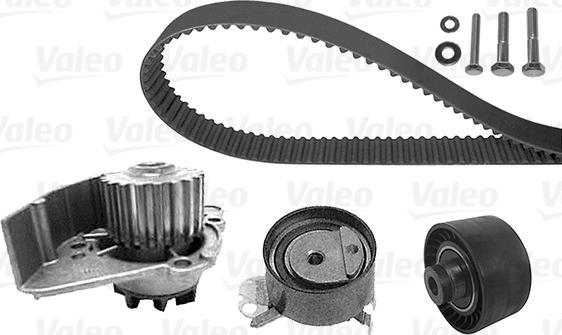 Valeo 614635 - Водяной насос + комплект зубчатого ремня ГРМ www.autospares.lv