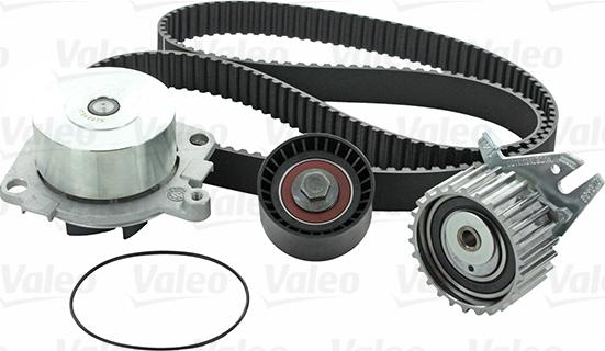 Valeo 614631 - Водяной насос + комплект зубчатого ремня ГРМ www.autospares.lv