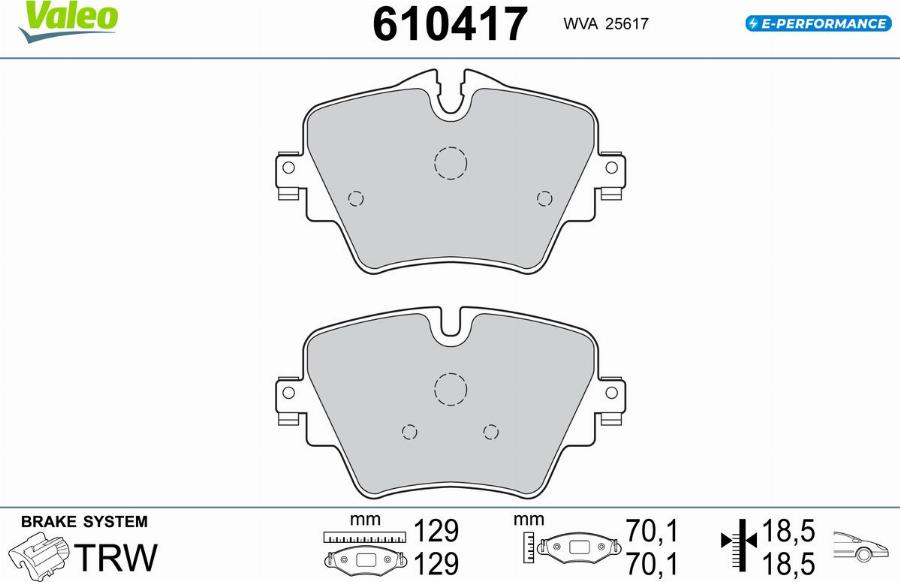 Valeo 610417 - Ģenerators www.autospares.lv