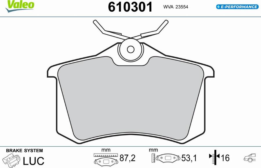 Valeo 610301 - Drošības vāciņš, Ģenerators www.autospares.lv