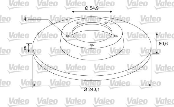 Valeo 675403 - Bremžu diski www.autospares.lv