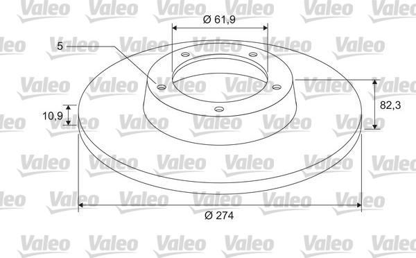 Valeo 675402 - Bremžu diski www.autospares.lv