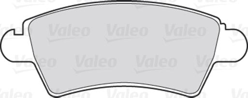 Valeo 670462 - Bremžu uzliku kompl., Disku bremzes www.autospares.lv