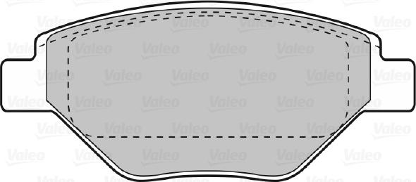 Valeo 670557 - Bremžu uzliku kompl., Disku bremzes www.autospares.lv