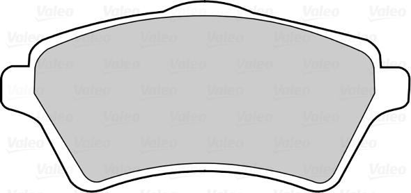 Valeo 670514 - Bremžu uzliku kompl., Disku bremzes www.autospares.lv