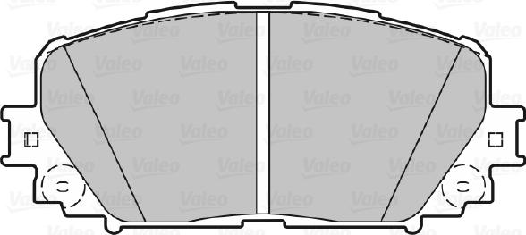 Valeo 670029 - Bremžu uzliku kompl., Disku bremzes www.autospares.lv