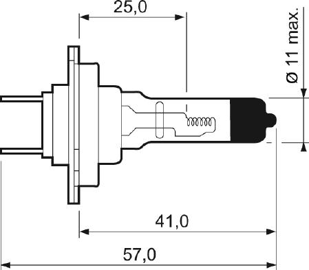 Valeo 032517 - Kvēlspuldze, Tālās gaismas lukturis autospares.lv