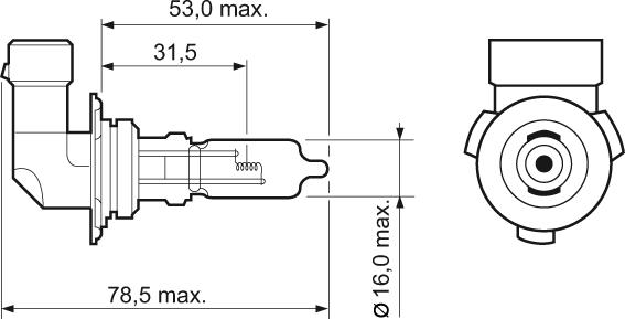 Valeo 032527 - Kvēlspuldze, Tālās gaismas lukturis autospares.lv