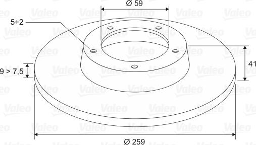 Valeo 197492 - Bremžu diski www.autospares.lv