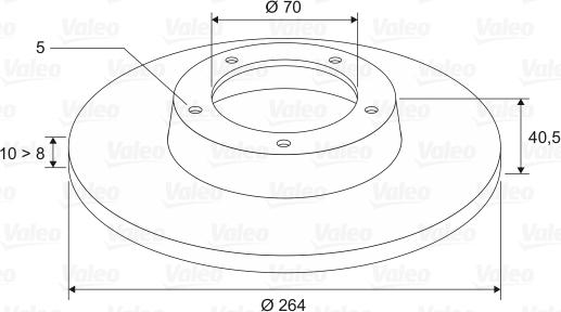 Valeo 197457 - Bremžu diski www.autospares.lv