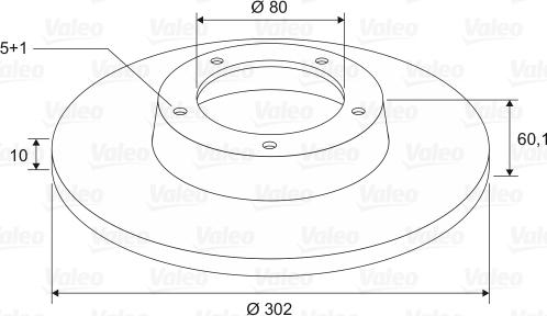 Valeo 197594 - Bremžu diski www.autospares.lv