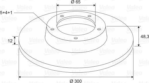 Valeo 197583 - Bremžu diski www.autospares.lv