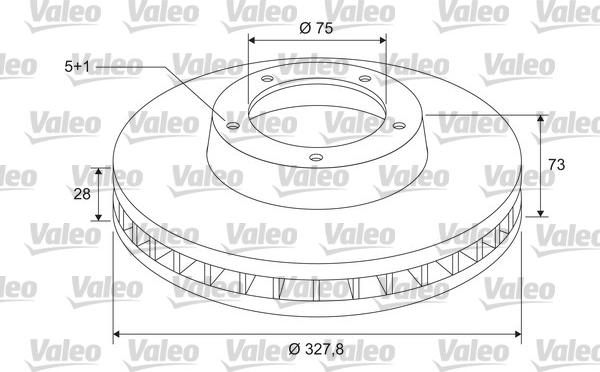 Valeo 197575 - Bremžu diski www.autospares.lv