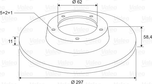 Valeo 197656 - Bremžu diski www.autospares.lv