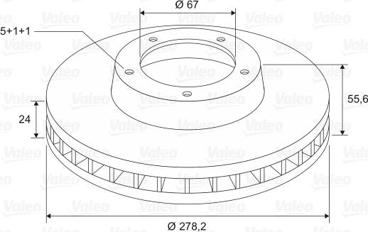 Valeo 197634 - Bremžu diski www.autospares.lv