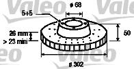 Valeo 197056 - Bremžu diski www.autospares.lv