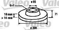 Valeo 197030 - Bremžu diski www.autospares.lv