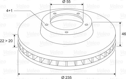 Valeo 197161 - Bremžu diski www.autospares.lv