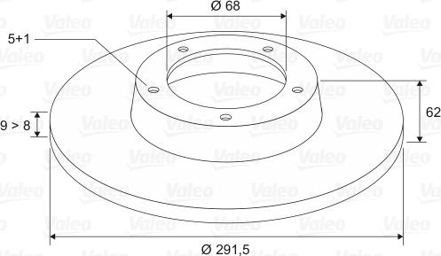 Valeo 197106 - Bremžu diski www.autospares.lv