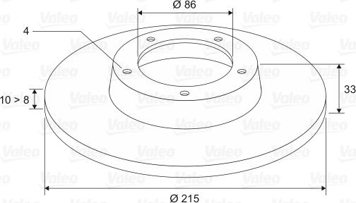 Valeo 197114 - Bremžu diski www.autospares.lv