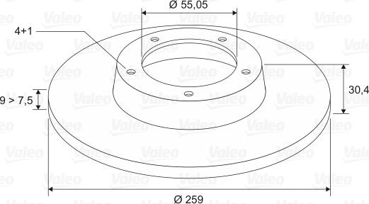 Valeo 197113 - Bremžu diski www.autospares.lv