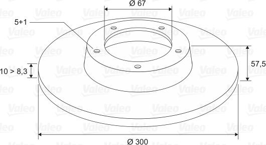 Valeo 197127 - Bremžu diski www.autospares.lv