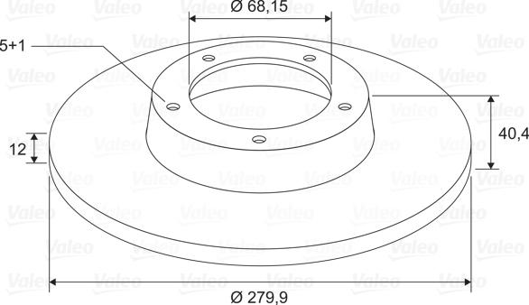 Valeo 197819 - Bremžu diski www.autospares.lv