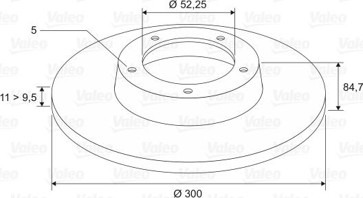 Valeo 197310 - Brake Disc www.autospares.lv