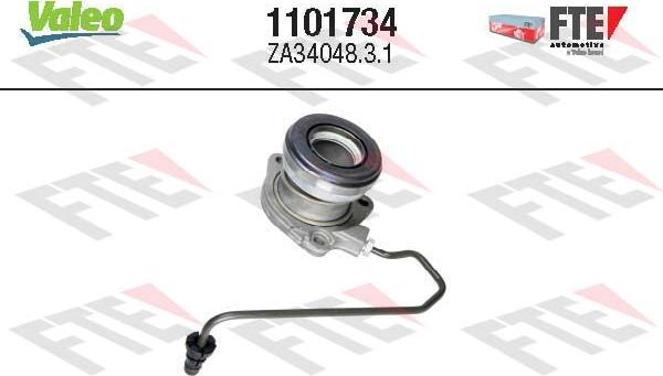 Valeo 1101734 - Centrālais izslēdzējmehānisms, Sajūgs autospares.lv