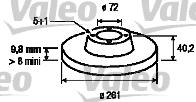 Valeo 186458 - Bremžu diski www.autospares.lv