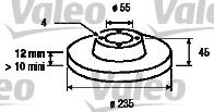 Valeo 186453 - Bremžu diski www.autospares.lv