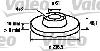 Valeo 186435 - Bremžu diski www.autospares.lv