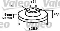 Valeo 186432 - Bremžu diski www.autospares.lv