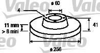 Valeo 186591 - Bremžu diski www.autospares.lv