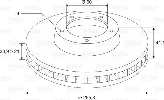 Valeo 186592 - Bremžu diski autospares.lv