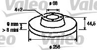 Valeo 186564 - Bremžu diski autospares.lv