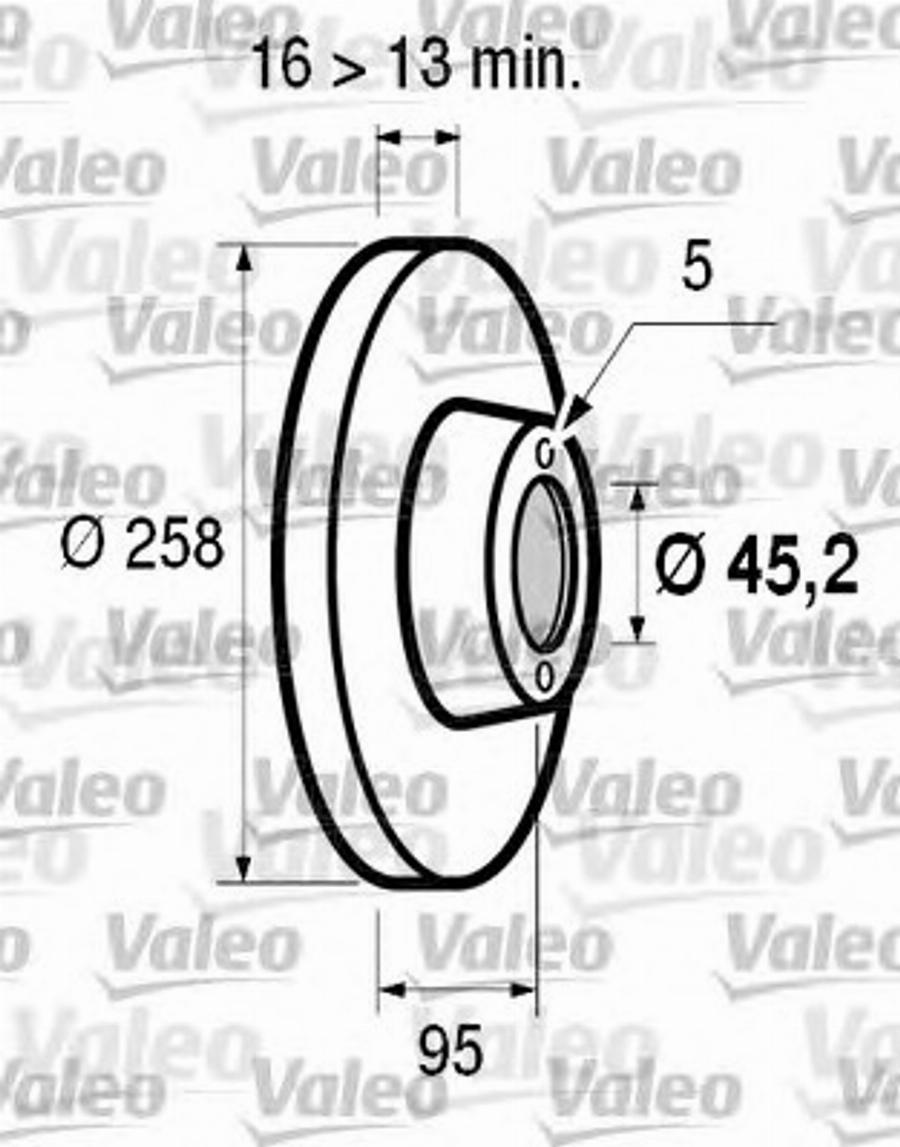 Valeo 186516 - Bremžu diski www.autospares.lv