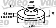 Valeo 186528 - Bremžu diski www.autospares.lv