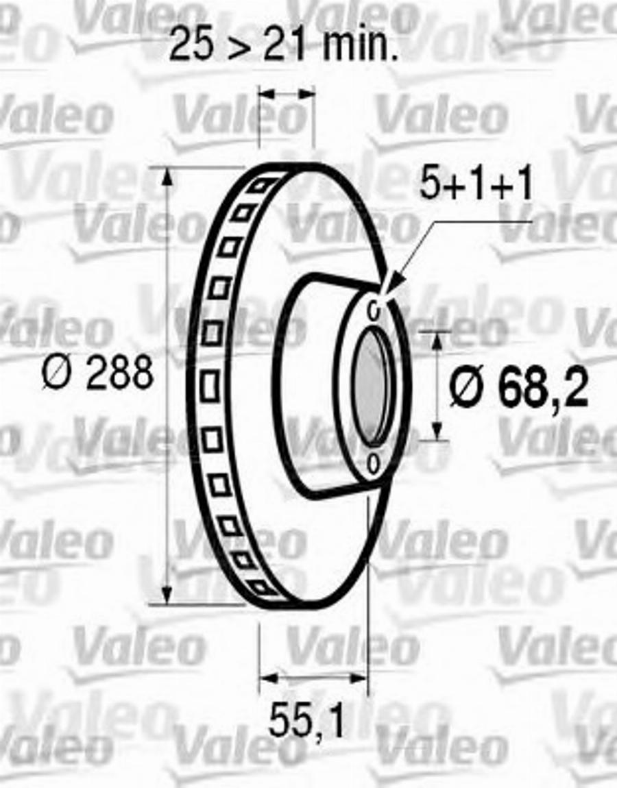 Valeo 186601 - Bremžu diski autospares.lv