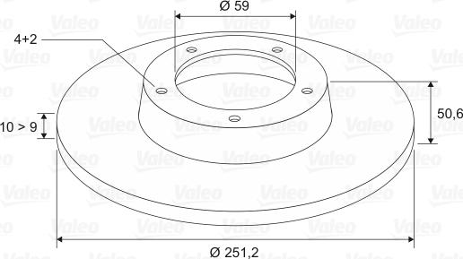 Valeo 186146 - Bremžu diski www.autospares.lv