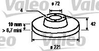 Valeo 186160 - Bremžu diski autospares.lv