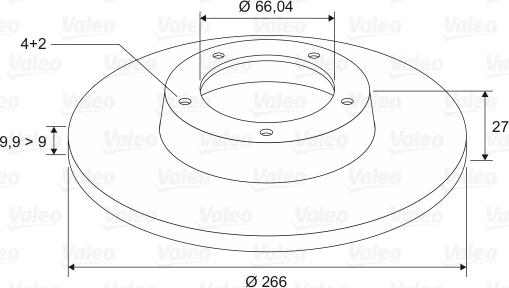 Valeo 186134 - Bremžu diski www.autospares.lv