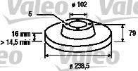 Valeo 186178 - Bremžu diski autospares.lv